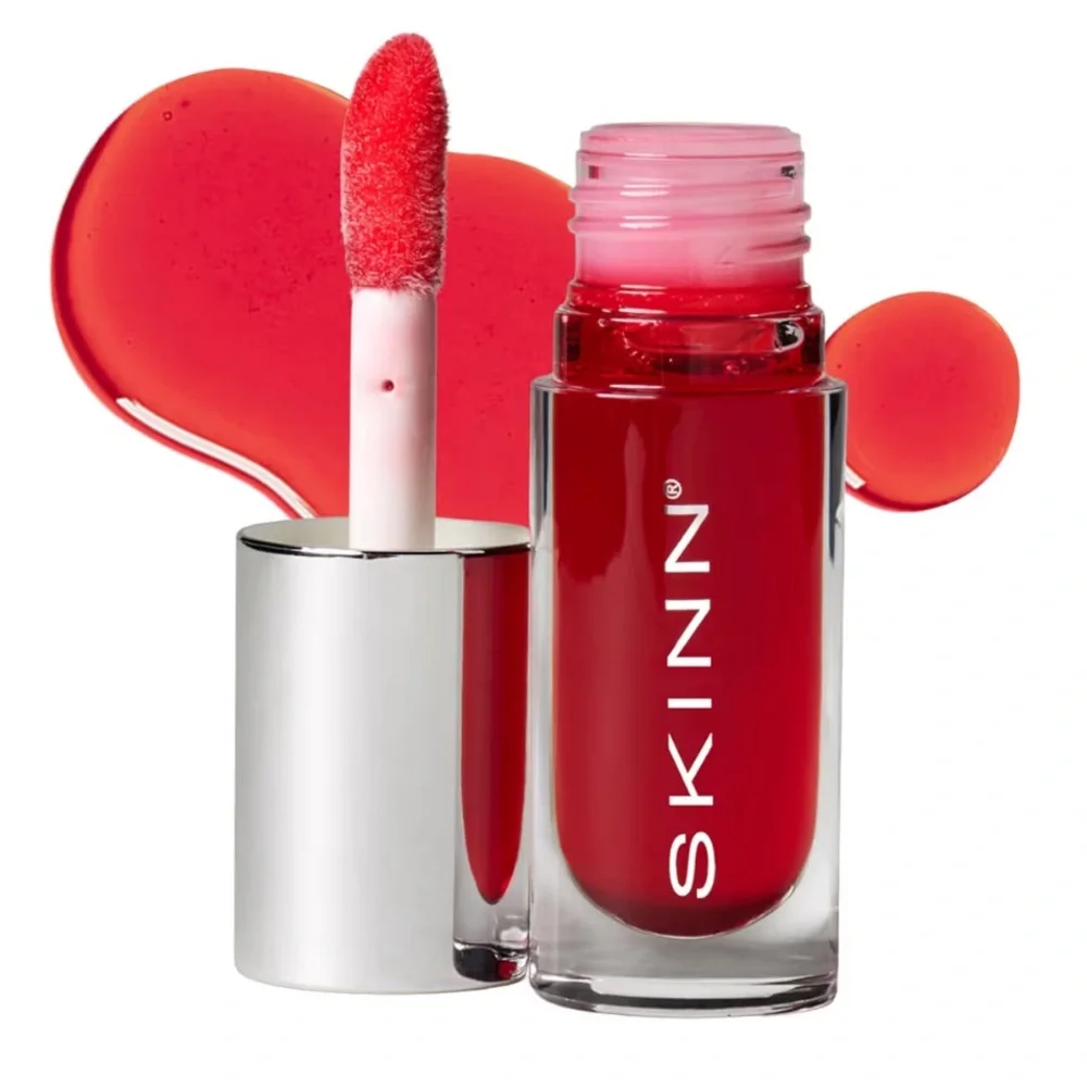 NWT- SKINN Divine Elixir - Scarlet Luminous Lip Oil Crimson